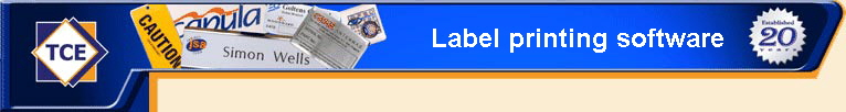 Label printing software